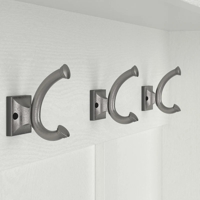 Transitional Entryway Hall Tree with Coat Hooks and Shoe Storage Bench