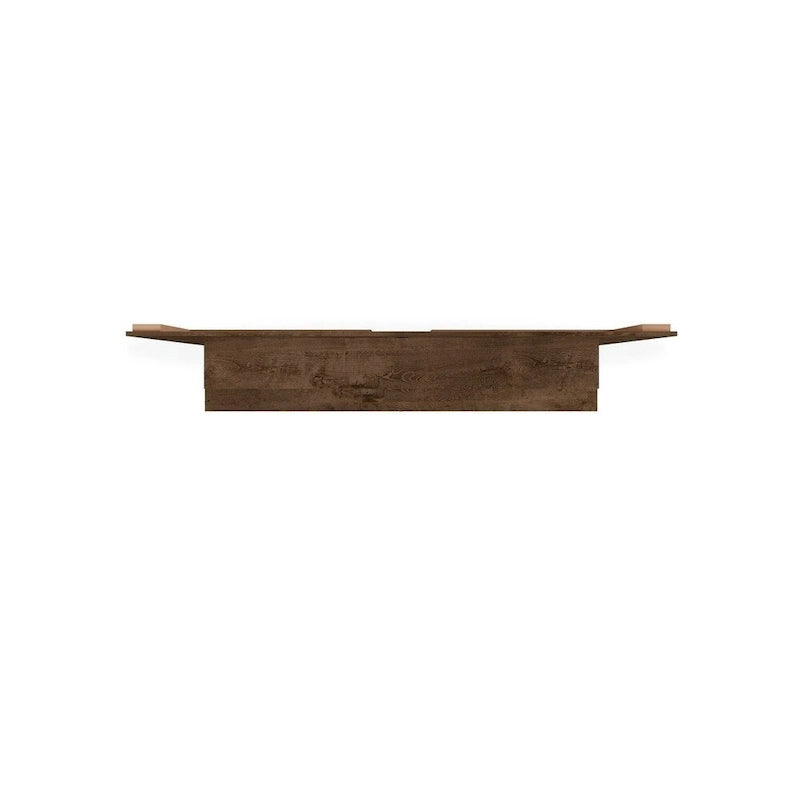 Wall-Mounted Floating TV Panel Entertainment Center with Storage Shelves